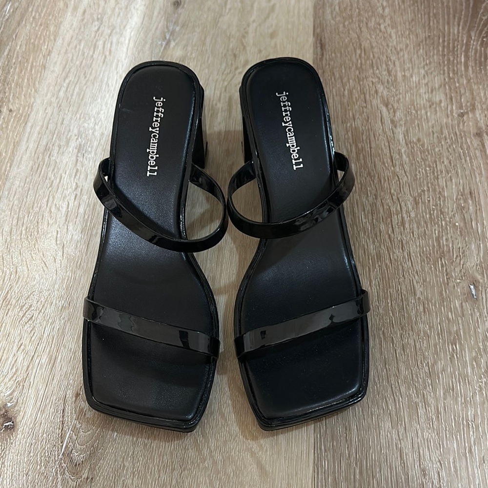 Jeffrey Campbell size 8 jelly heels